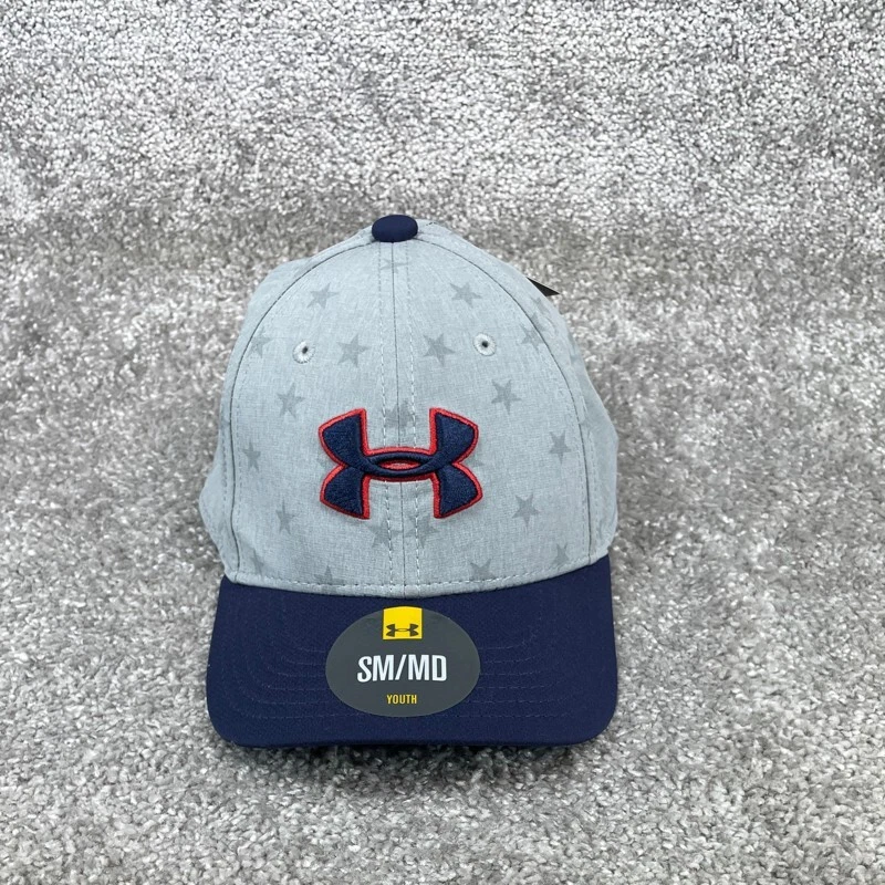 Gorra de béisbol Under Armour gris Heatgear para niños talla pequeña/mediana Foto 4 de 4