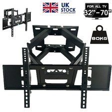 TV Wall Bracket Mount Tilt Swivel Samsung LG Toshiba 32 40 43 50 55 65 70 Inch