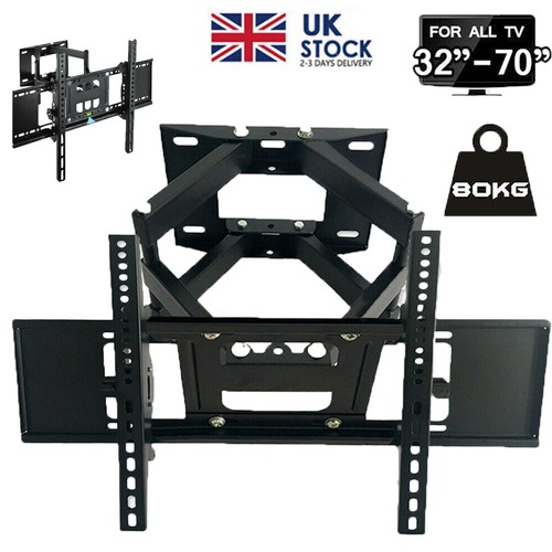 TV Wall Bracket Mount Tilt Swivel Samsung LG Toshiba 32 40 43 50 55 65