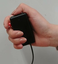 Pistol Grip PTT SWITCH EASY PUSH w/ 3.5 mm 1/8 1/4 RCA plug momentary