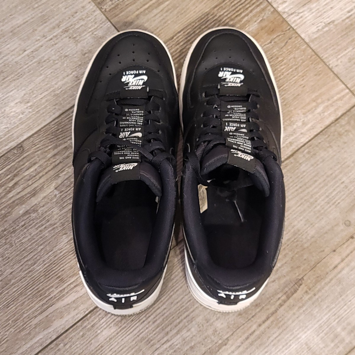 Nike Air Force 1 Double Air Low Black White CJ1379-001 Men\'s Size 11 Nike Air Force 1 Low Double Air Low White Black Men main image 2