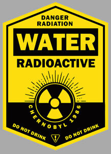 Radioactive sign logo  danger  biohazard zombie  gamer decal 