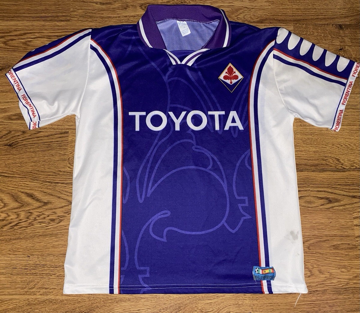 青*ょ様 ACフィオレンティーナ RUI COSTA 10 ジャージ Fiorentina 1998/99 Rui Costa #10 Home Retro Vintage Soccer