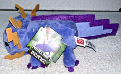 MINECRAFT BLUE AXOLOTL 12'' PLUSH **NEW HARD TO FIND**