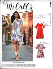 McCall's M8167 Misses XS to XL Learn to Sew Level 2 Dress Uncut Sewing Pattern