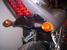 R&G Racing Black Tail Tidy License Plate Holder For 2003-05 Suzuki SV1000 Bikini