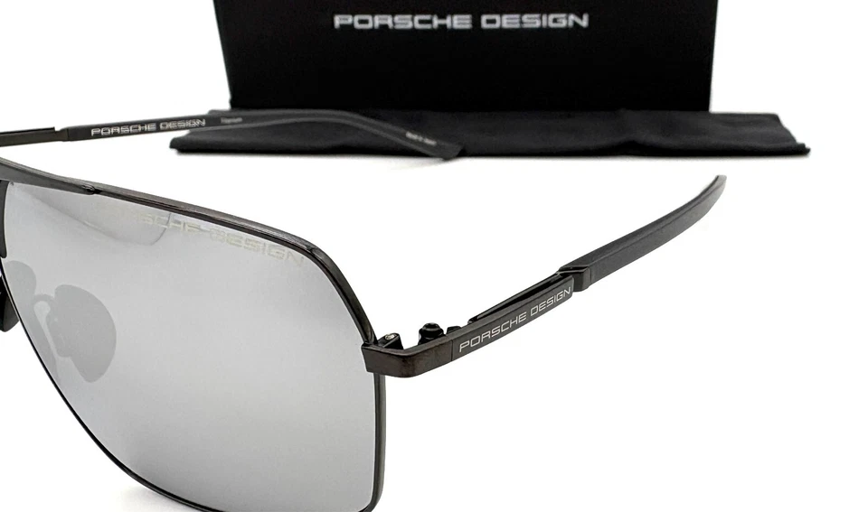 Gafas de sol PORSCHE DESIGN P8930 745 negro/gris espejo 63 mm Foto 3 de 4
