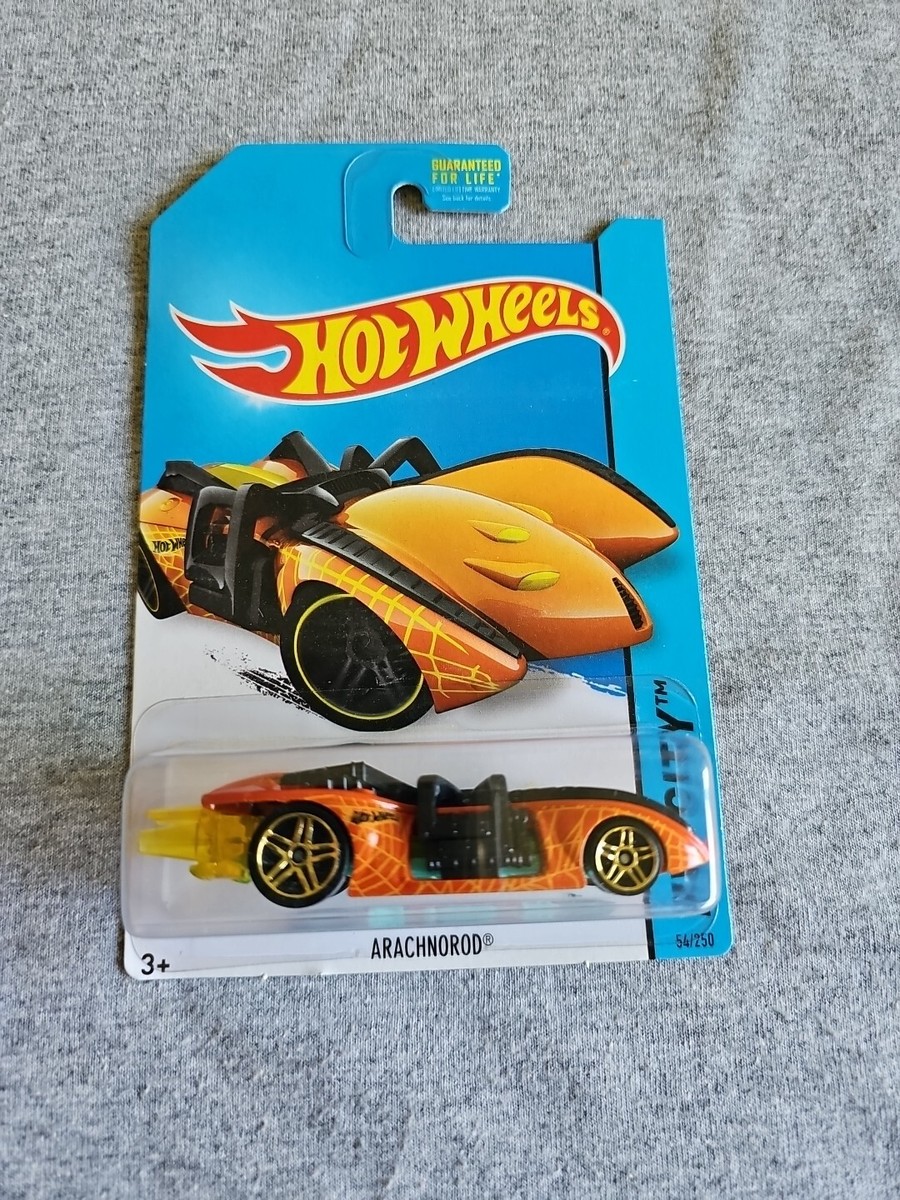 2014 Hot Wheels ARACHNOROD Orange 54/250 GREAT CARD Street Beasts