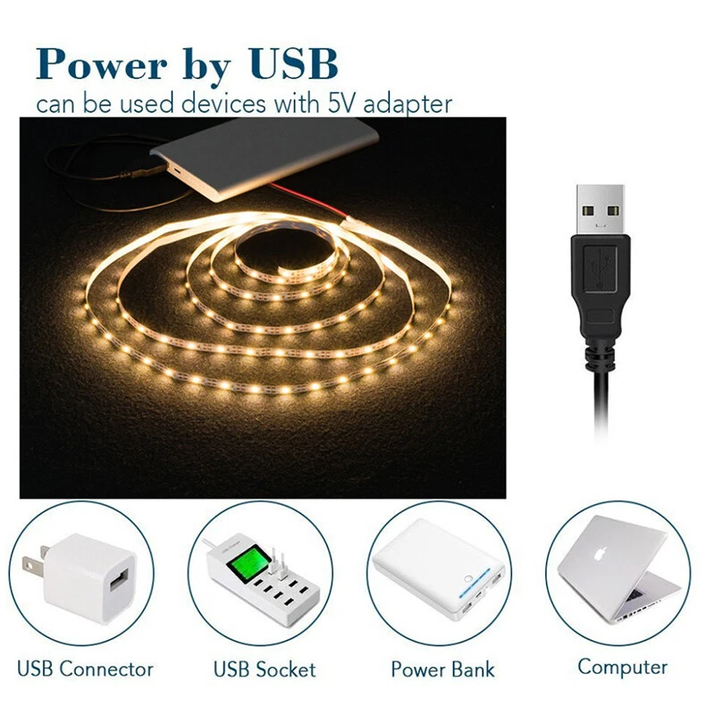 LED Strip Ligths for TV USB LED Lights DC 5V SMD2835 Home Party