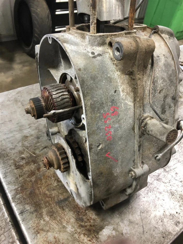 Manivela bloque inferior motor sprint 68 AMF Harley Davidson SS250 SS 250  Foto 3 de 4