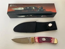Steel Warrior Little Skinner 6 inch Fixed Blade Knife with Sheath SW-101RWJ