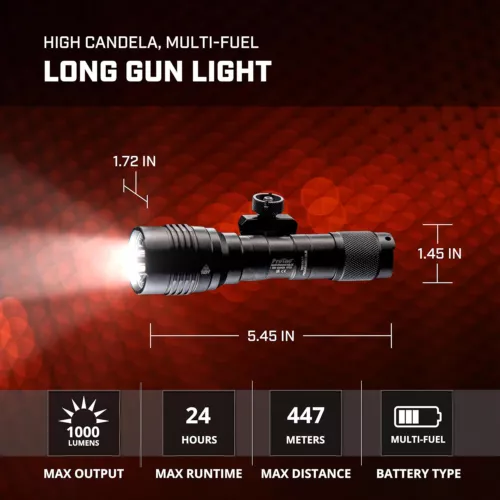 88066 ProTac Montaje en riel HL-X 1000 lúmenes Multi-combustible Arma Luces de flash tácticas - Imagen 8 de 19