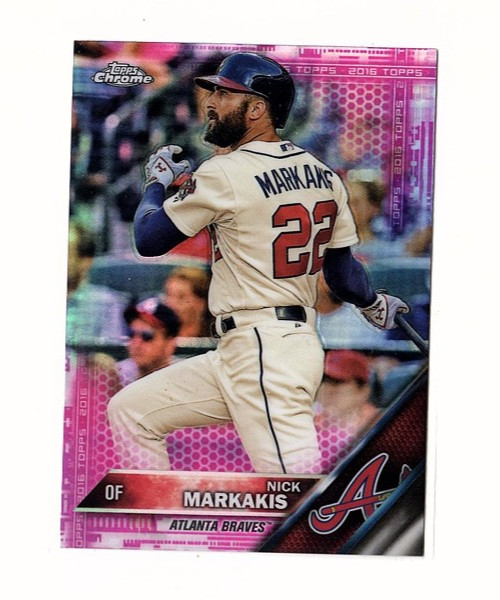 2016 Topps Chrome Pink Refractors Parallels * Pick Your Player * Refractor Card