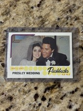 2016 Topps Heritage ELVIS PRESLEY WEDDING News Flashbacks Priscilla