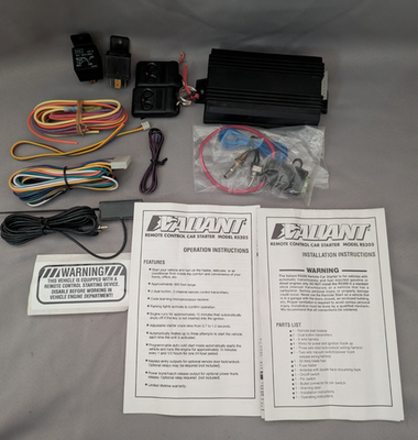 #ad Vintage Valiant remote control car starter model RS205 Keyless entry W box $39.99