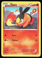 Tepig 24/149 Common Boundaries Crossed Pokemon EN Near Mint