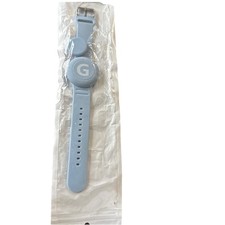 Kids Wristbands for Airtag, Waterproof Silicone Bracelet Kids Letter G Blue T22