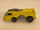 Vintage Hot Wheels Redline Revvers Burnin' Box Enamel YELLOW  Hong Kong 1973 Van