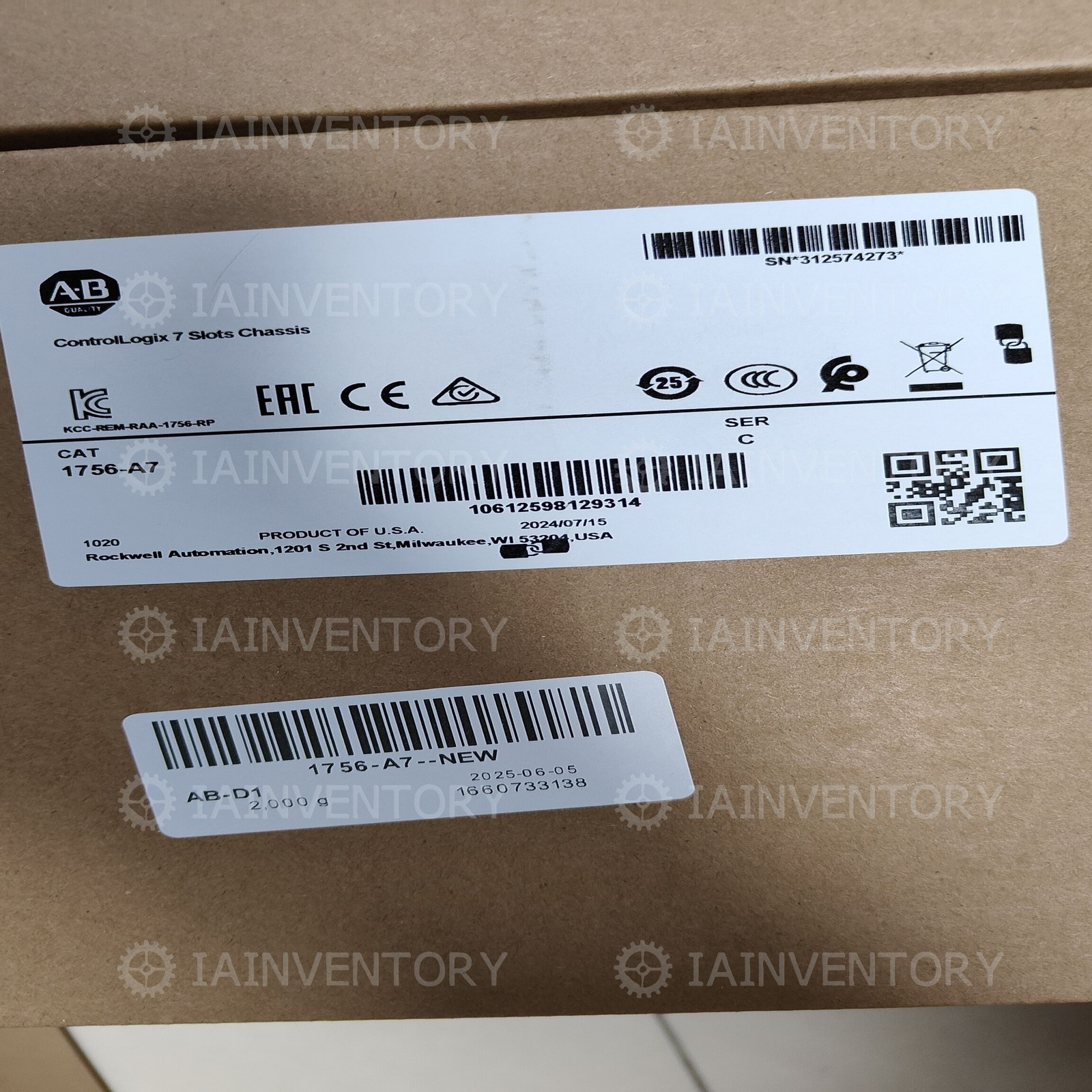 1PC NEW Allen-Bradley 1756-A7 Real US stock