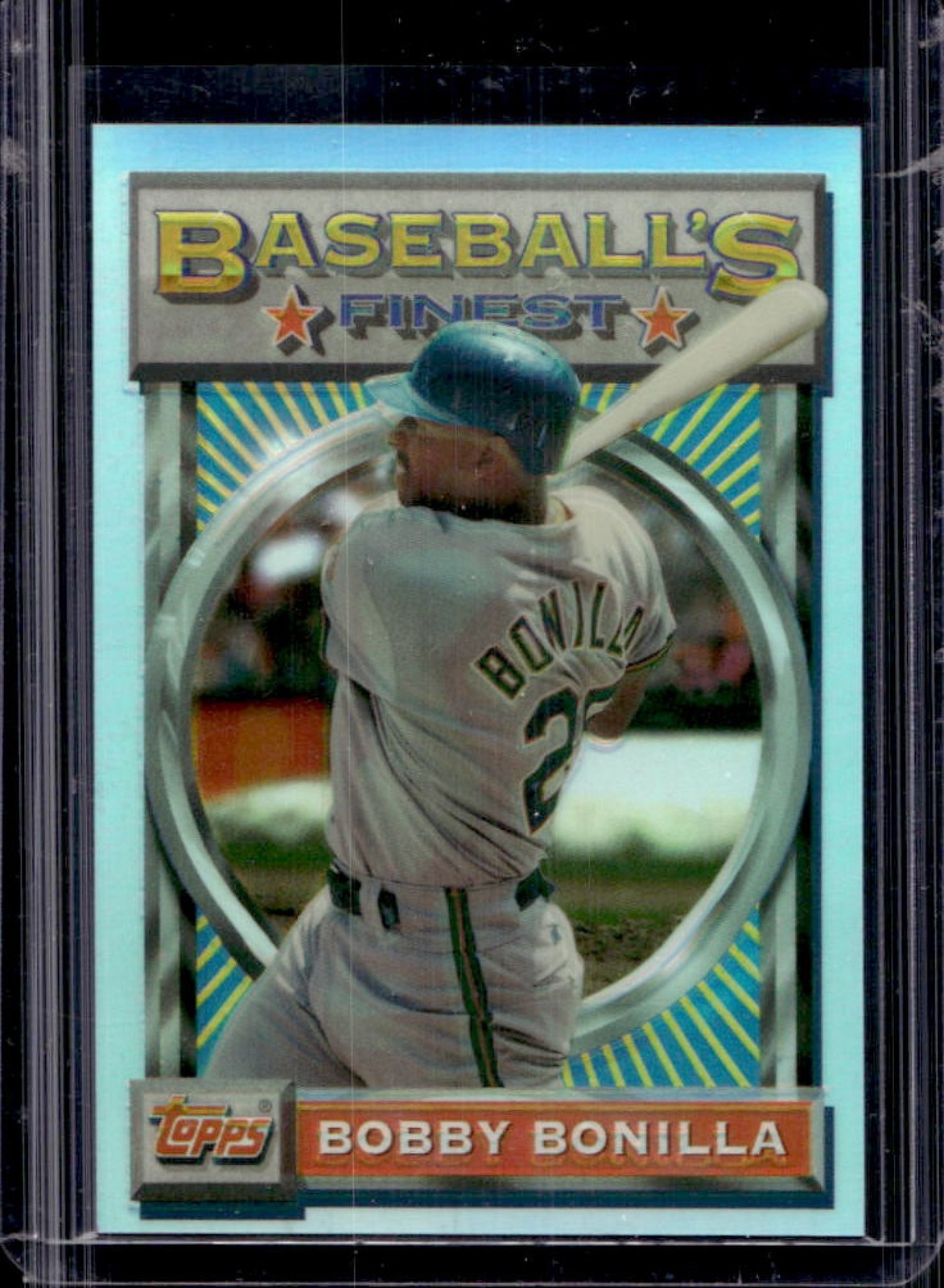 1993 Topps Finest Bobby Bonilla Refractor #66 Mets