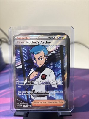 Team Rocket's Archer 223/182 Trainer Pokemon Card Destined Rivals