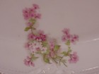 Limoges France Coronet Platter Purple Flowers Beaded Edge Gold 14" — photo 3