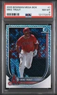 Topps Bowman Chrome Mike Trout #27 Mega Box Mojo Refractor PSA 8 2025