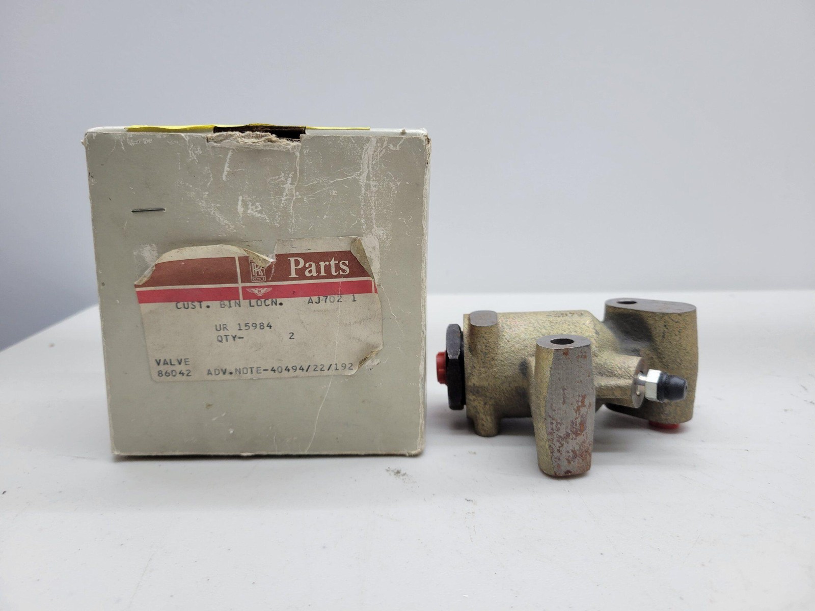 Rolls Royce / Bentley BRAKE G CONCIOUS VALVE UR15984