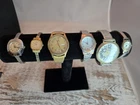 Vintage Watch Lot Seiko Lorus Caravelle Geneva Stretch Band Parts Repair #W26