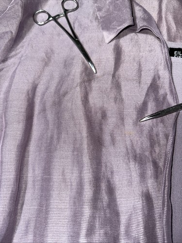 Robe femme Eileen Fisher en soie et lin soie couverture transparente voir photos et description - Photo 14/14