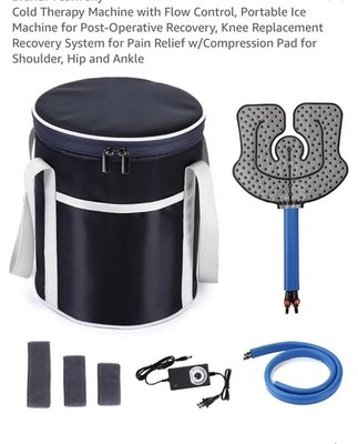 Lightweight Cold Therapy Machine with Quiet Pump   Ideal for Post-Surgery Relief