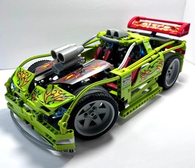 Lego Nitro Menace 8649 Racers Car 100% Complete Set with Instructions no Box Toy