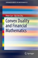 Peter Carr (U. A.) | Convex Duality And Financial Mathematics | Taschenbuch