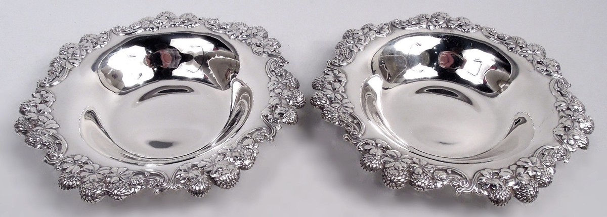 Tiffany Clover Bowls 13965 Antique Victorian American Sterling