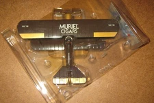 MODEL POWER BIPLANE MURIEL CIGARS Historical Aviation Diecast 1/48 Scale New