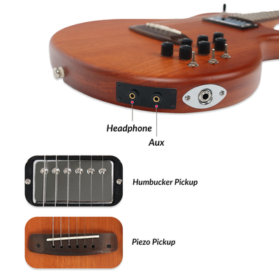 Zuma Hybrid Electric Acoustic Guitar Steel String Built In Effect