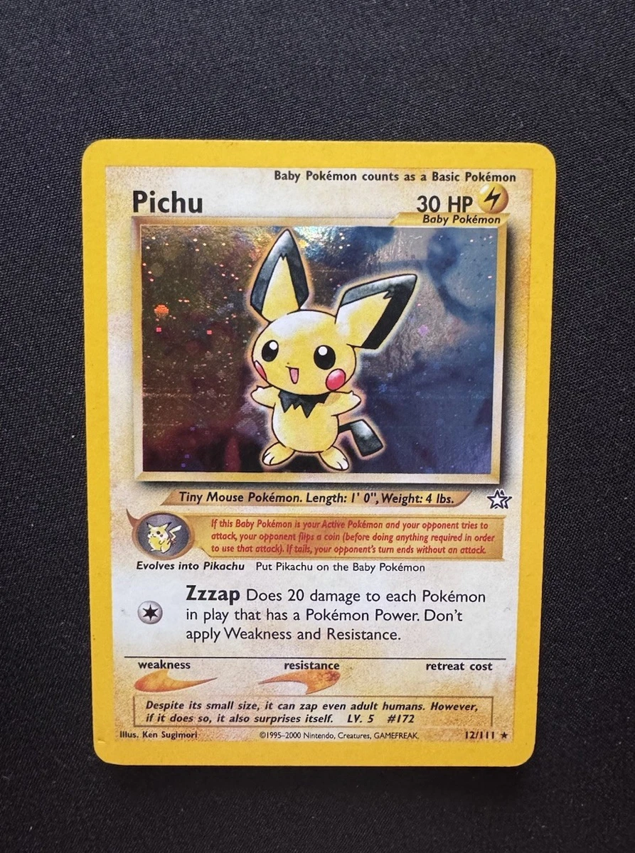 Pichu 英語版 12/111 25+ Pichu 12/111 Neo Genesis for sale | Updated Oct 2026