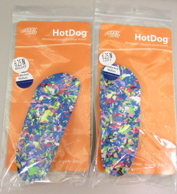 Cascade Dafo HOT DOG Fast Fit KIDS Children Shoe Inserts 6.25 NARROW Medial Arch