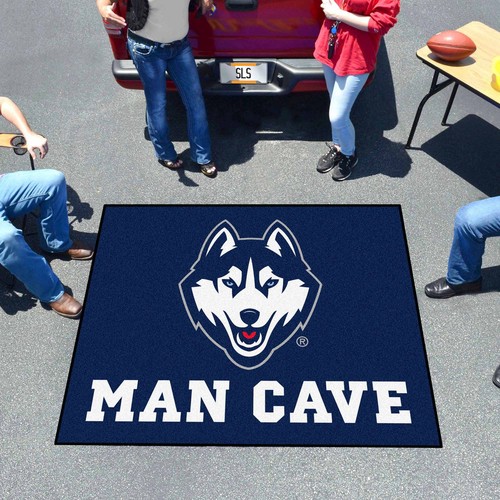 NCAA - University of Connecticut Huskies - Man Cave Tailgater Rug - 5ft x 6ft