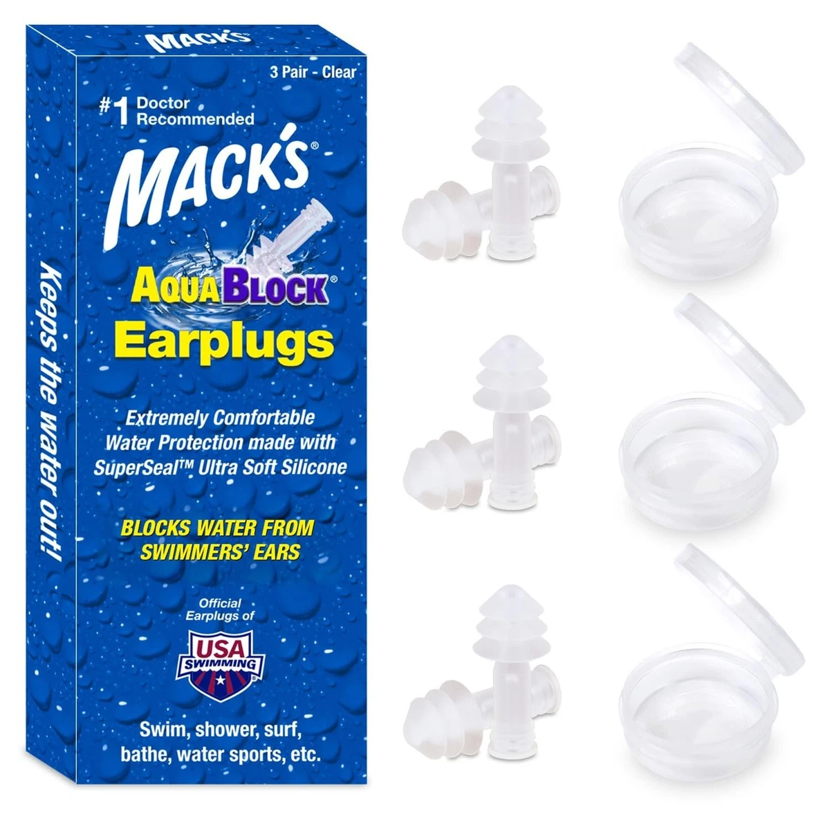 Tapones Para Los Oídos Para Nadar Niños | Fundas Para Los