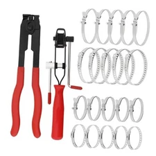 CV Joint Boot Clamp Pliers Kit Clamp Pliers & Ear Clamp Banding Tool with 