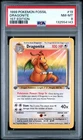 1999 POKEMON FOSSIL 1ST EDITION #19 DRAGONITE PSA 8