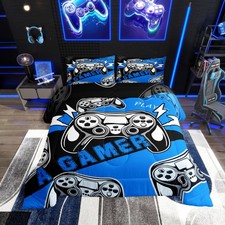 Twin Comforter Set for Boys Girls Kids Gamer Comforter Set for Boys Teens Gam...