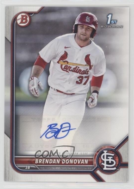 2022 Bowman Paper Prospect Auto Brendan Donovan #PPA-BD Rookie Auto RC 11n2