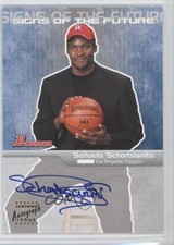 2003 Bowman Rookies & Stars Signs of the Future Sofoklis Schortsanitis Auto 0b9