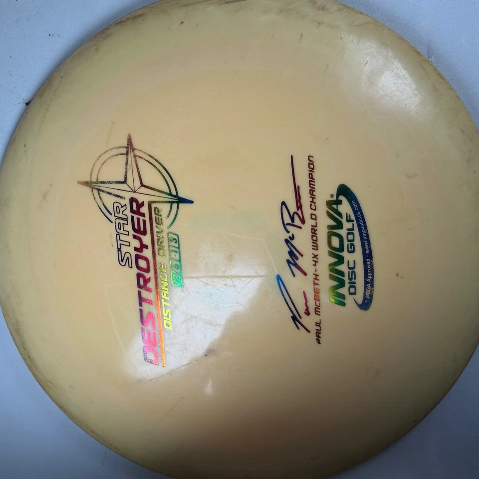 Disco de estampillas camufladas Innova Star Destroyer Driver Paul McBeth 4x Campeón del Mundo Foto 2 de 4