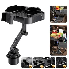 3 in 1 Universal 360 Rotation Car Mount Phone Holder Cup Holder Food Table Tray