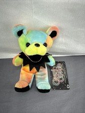 Vintage Grateful Dead Bear Beanbag Plush Cosmic Charlie with Tags 7" Liquid Blue
