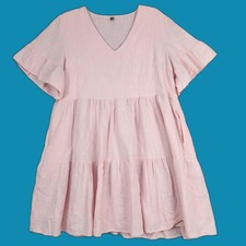 Fancyinn Women's Boho Style Pink Dress Size Large
