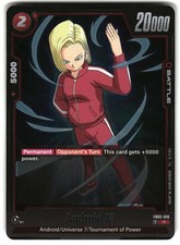 Android 18 FB02-016 R Blazing Aura Dragon Ball Super Holo Near Mint